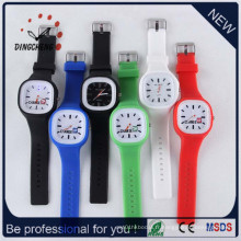 Montres de poignet de sport de cadeau montre la gelée de bracelet de silicone (DC-977)